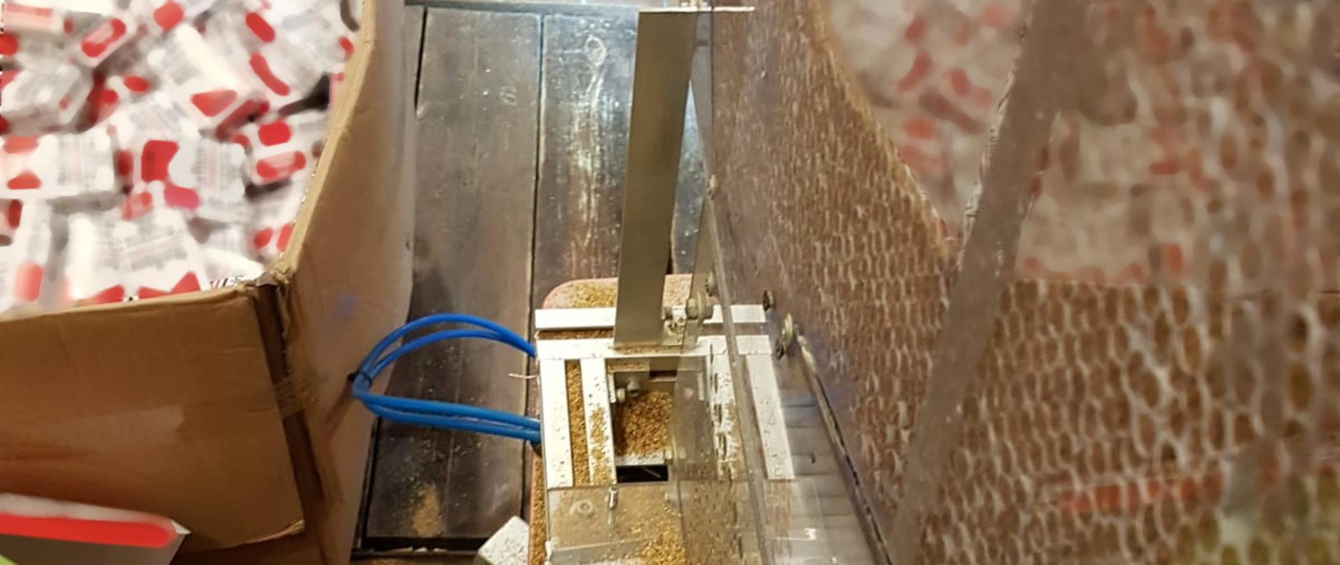 Maszyna do produkcji nielegalnych papierosów