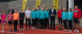 Mateusz Morawiecki podczas inauguracji Dolnośląskiego Centrum Sportowego na Polanie Jakuszyckiej.
