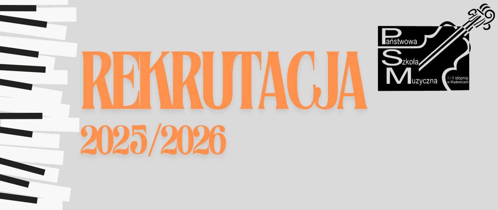 Rekrutacja na rok szkolny 2025/2026
