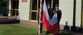 ŚWIĘTO FLAGI RZECZYPOSPOLITEJ POLSKIEJ W KOMENDZIE POWIATOWEJ PSP W PIŃCZOWIE
