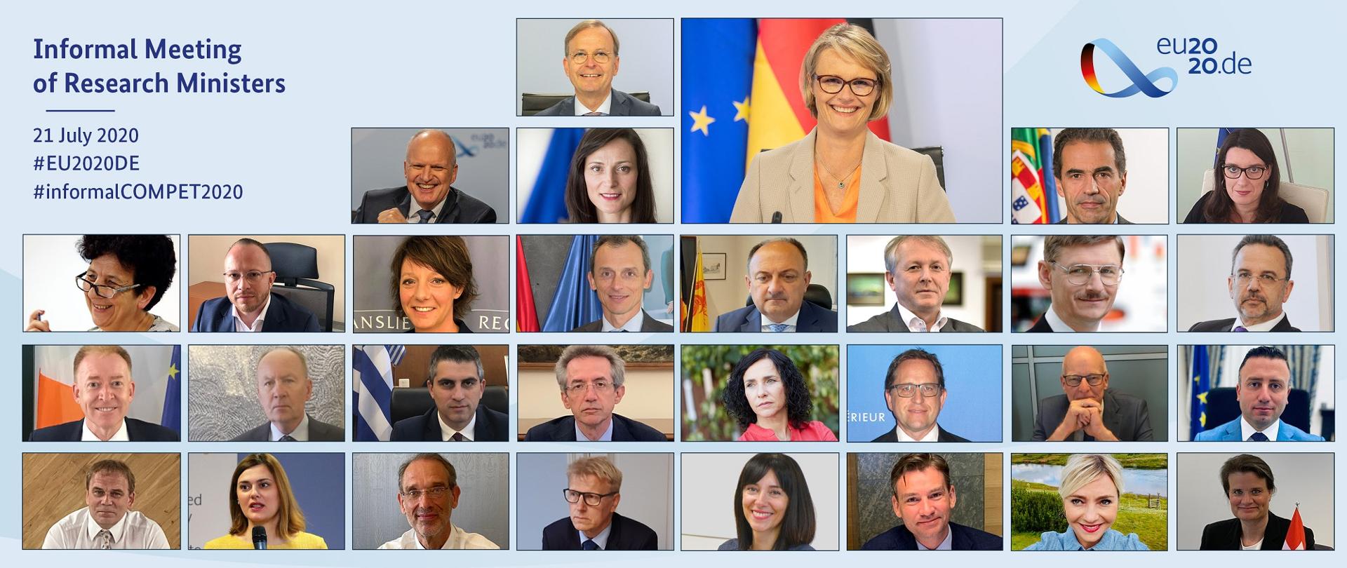 Posiedzenie Rady COMPET - miniaturki zdjęć uczestników spotkania.