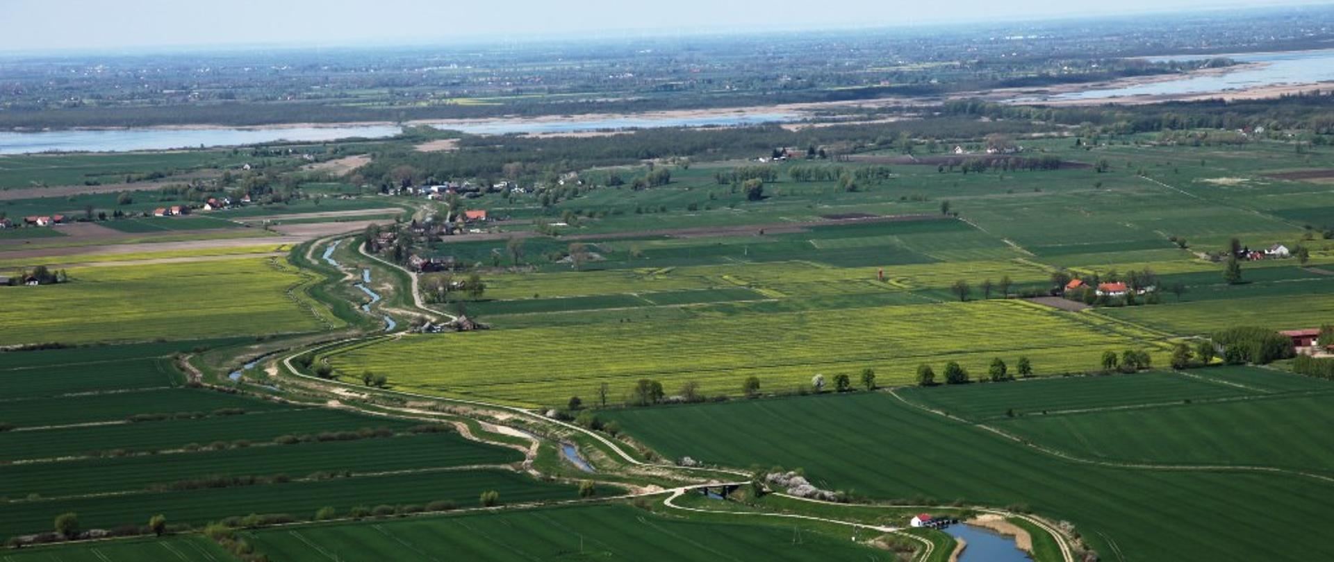 Żuławy z lotu ptaka