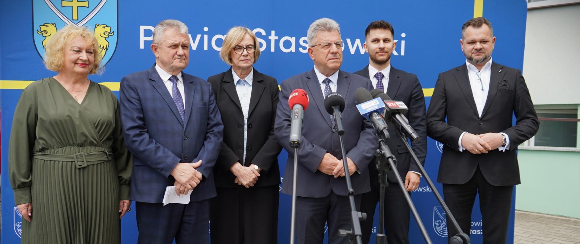 Konferencja prasowa w Staszowie