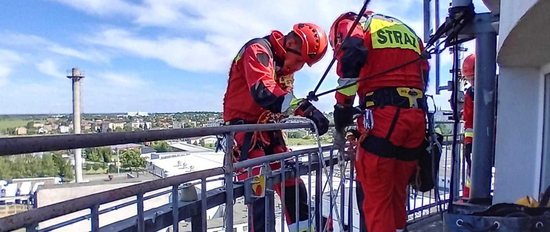 Ćwiczenia Specjalistycznych Grup z Komendy Miejskiej PSP w Siedlcach