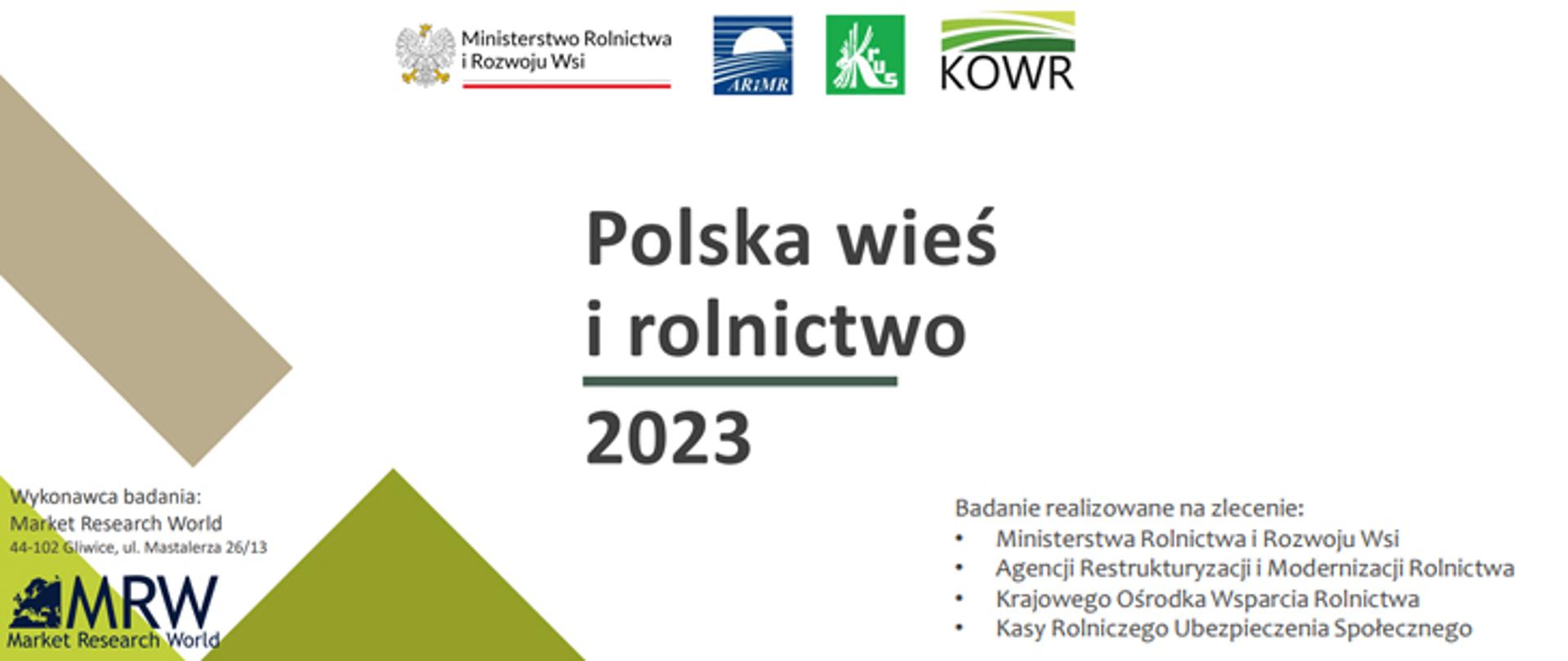 Polska wieś i rolnictwo 2023