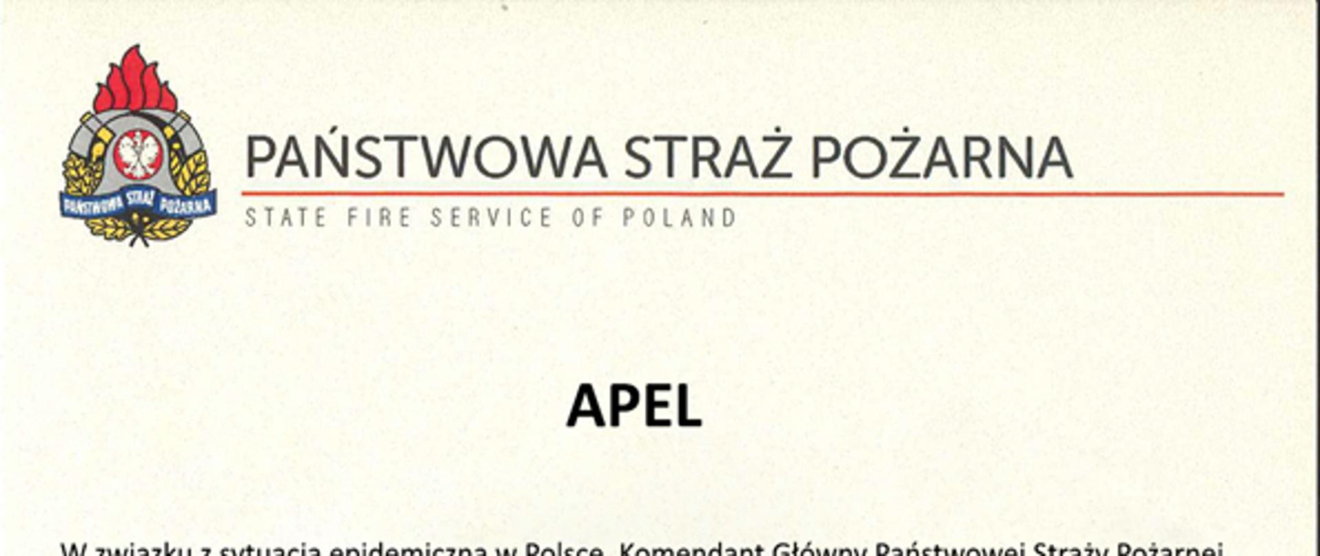 Apel Komendanta Głównego PSP o oddawanie osocza