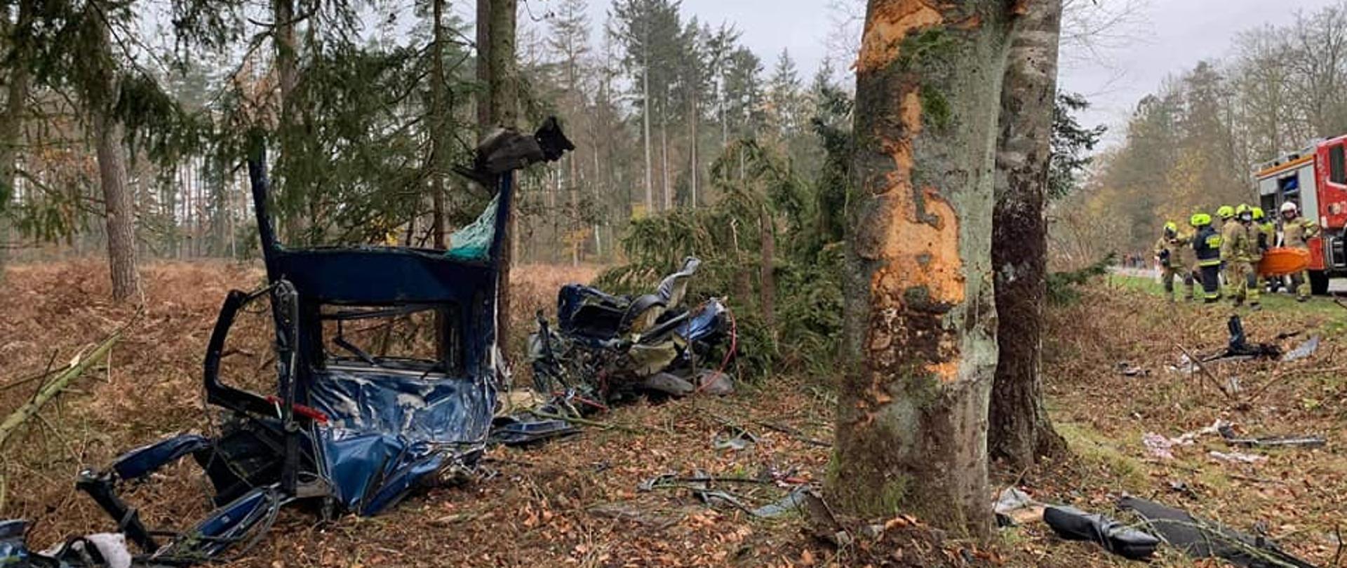 Zdjęcie wraku pojazdu