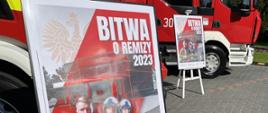 Plakat akcji bitwa o remizy