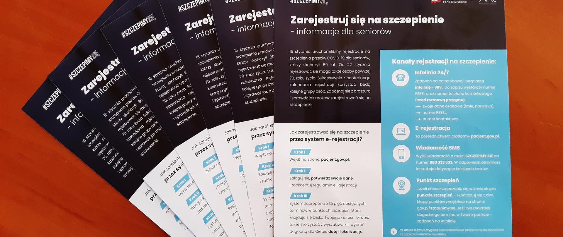 Ulotka o szczepieniu 