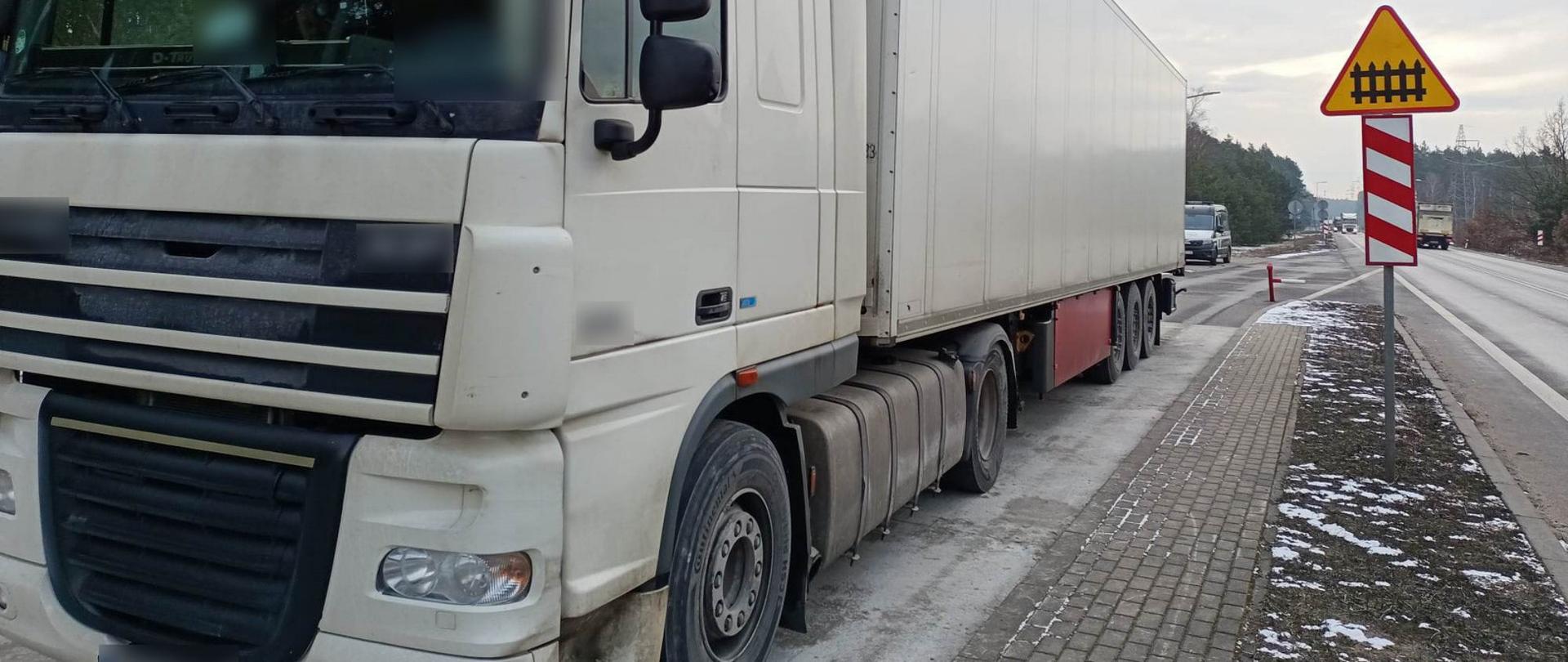 Zespół pojazdów miał o 240 l za dużą pojemność zbiorników paliwa