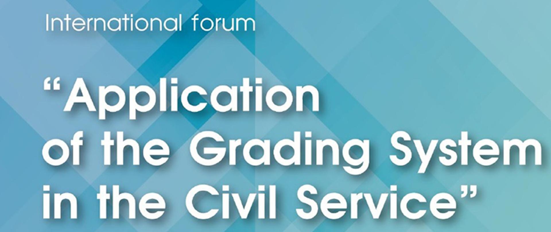 Nazwa forum po angielsku na błękitnym tle