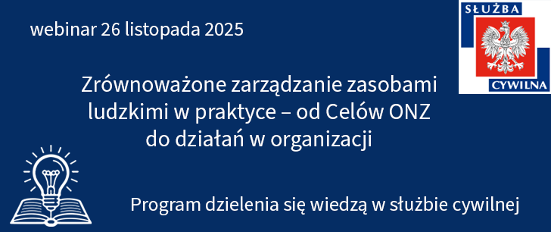 Webinar: Zrównoważone zarządzanie zasobami ludzkimi