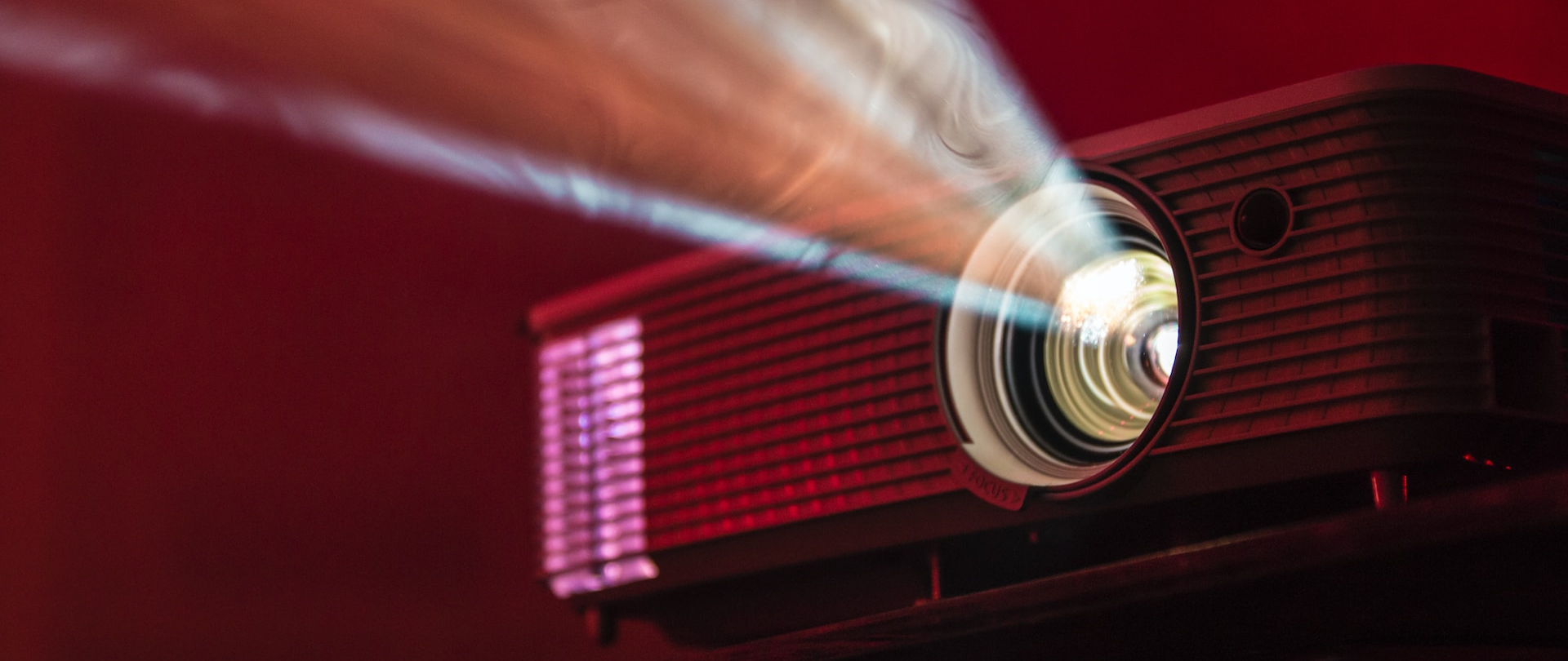 Włączony projektor