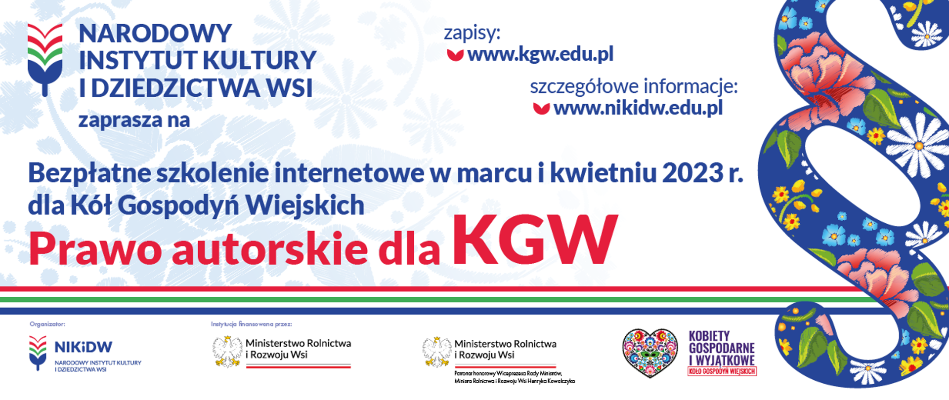 Bezpłatne szkolenia internetowe Prawo Autorskie dla KGW