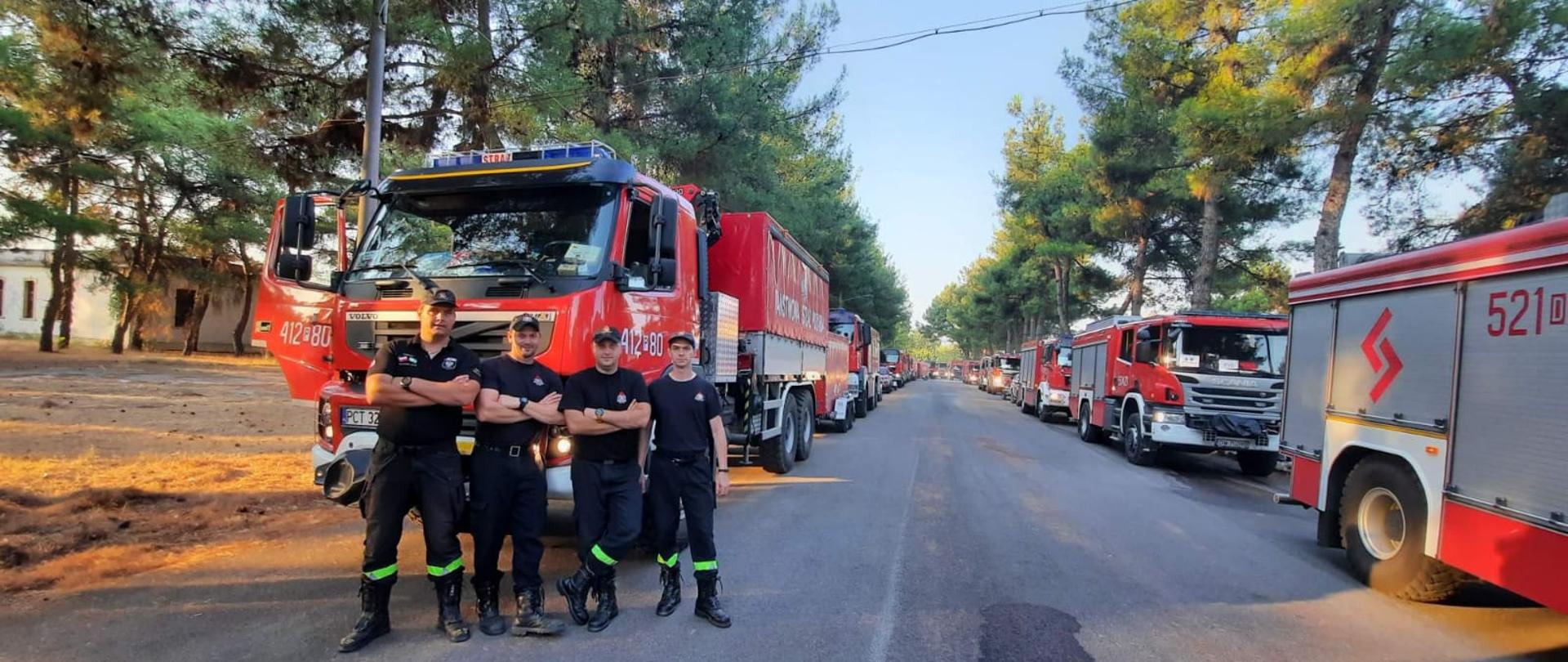 POLSCY STRAŻACY NA POMOC GRECJI