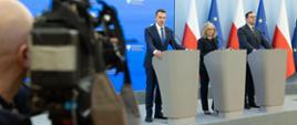 Konferencja z udziałem Min. A. Szłapki, Min. K. Kotuli, Min. S. Krajewskiego, 30.12.2025 r.