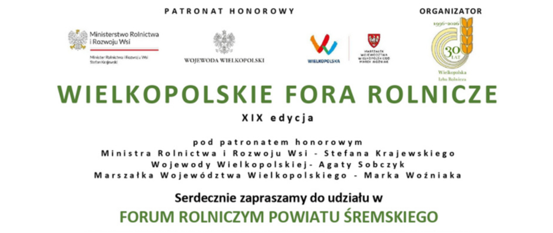 Forum Rolnicze Powiatu Śremskiego