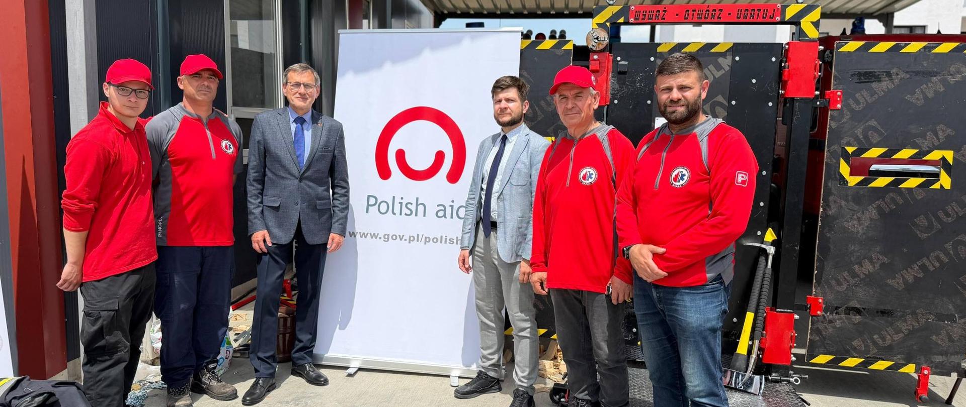 Training of Albanian firefighters as part of the "Polish Aid" project in Albania