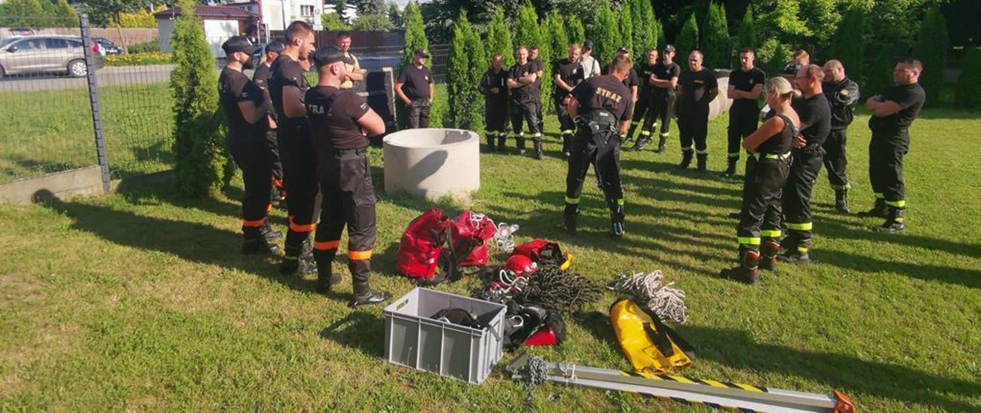 Szkolenia druhów OSP z rat. wysokościowego.