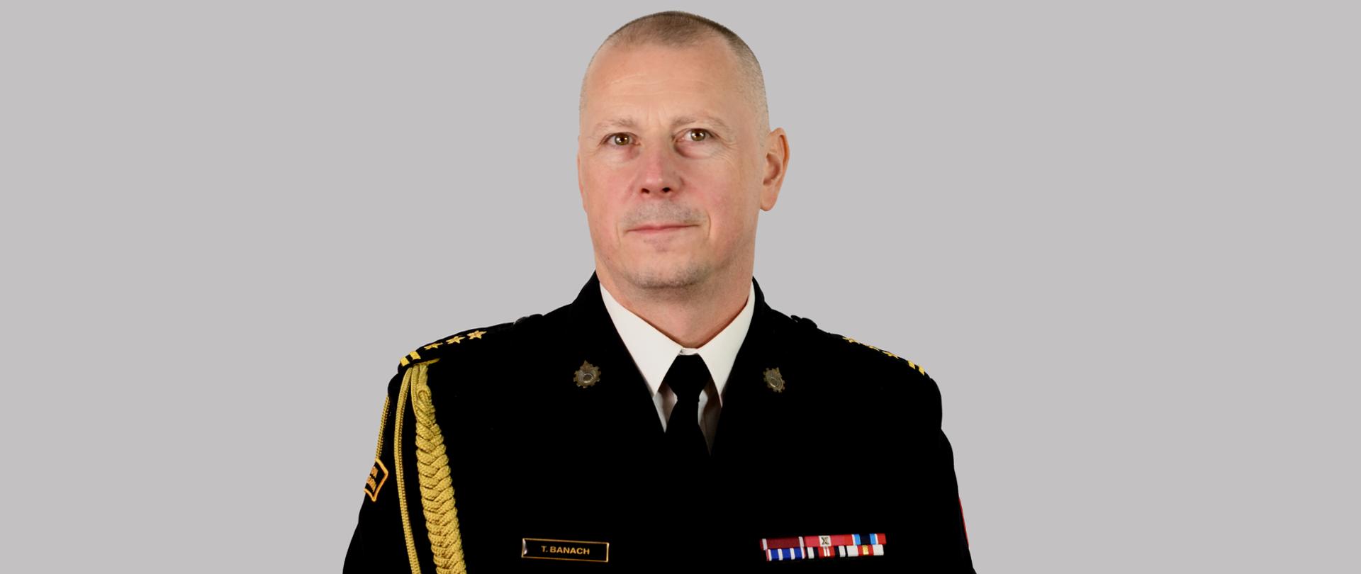 st. bryg. Tomasz Banach Zastępca Pomorskiego Komendanta Wojewódzkiego