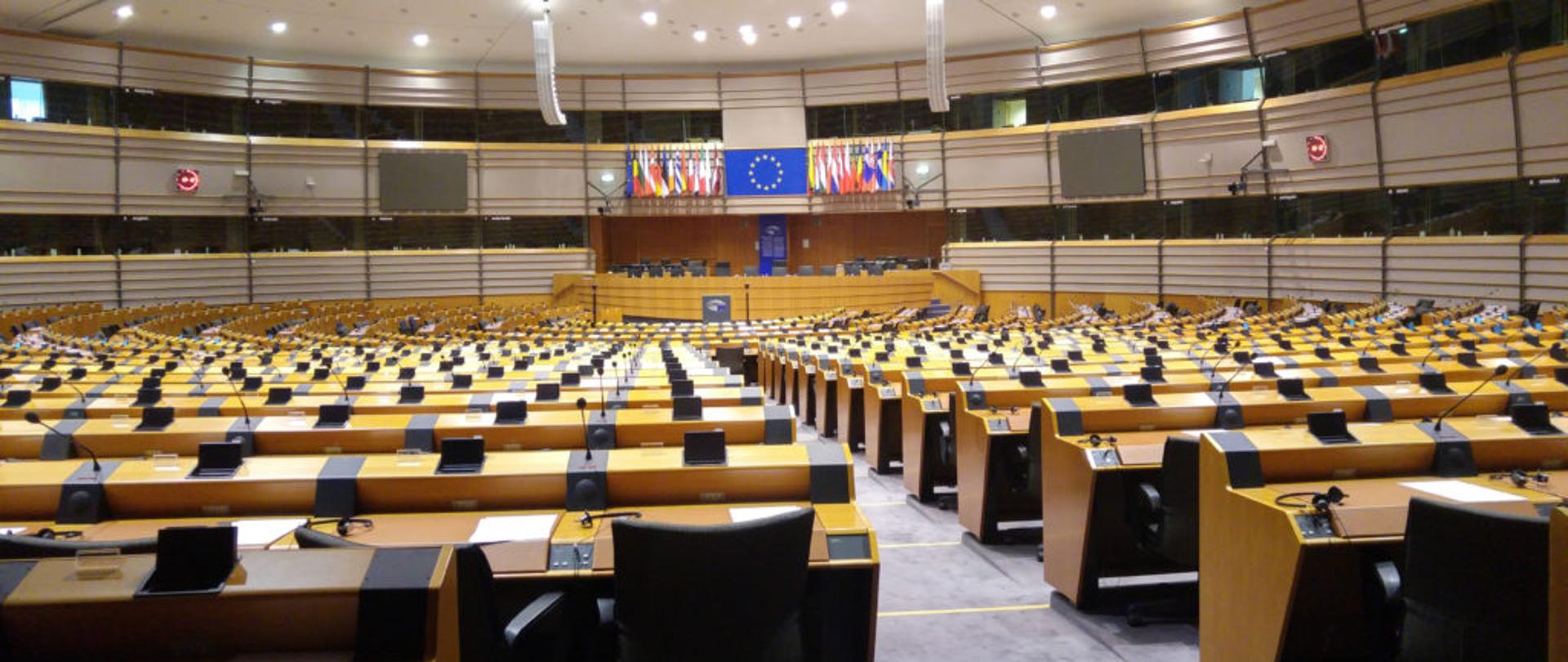 Sala obrad Parlamentu UE