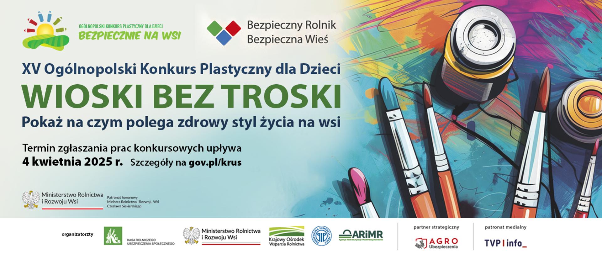 Konkurs plastyczny dla dzieci - wioski bez troski