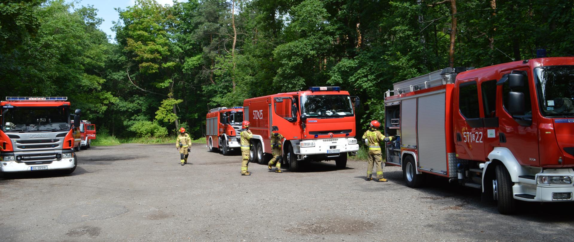 Ćwiczenia Powiatowe w Rudzie Śląskiej na terenie kompleksu "Przystań"
