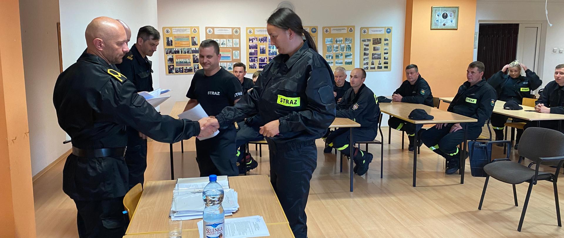 Zakończenie szkolenia podstawowego strażaków ratowników OSP