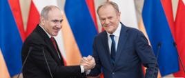 Spotkanie Premiera Donalda Tuska z Premierem Republiki Armenii Nikolem Paszynianem
