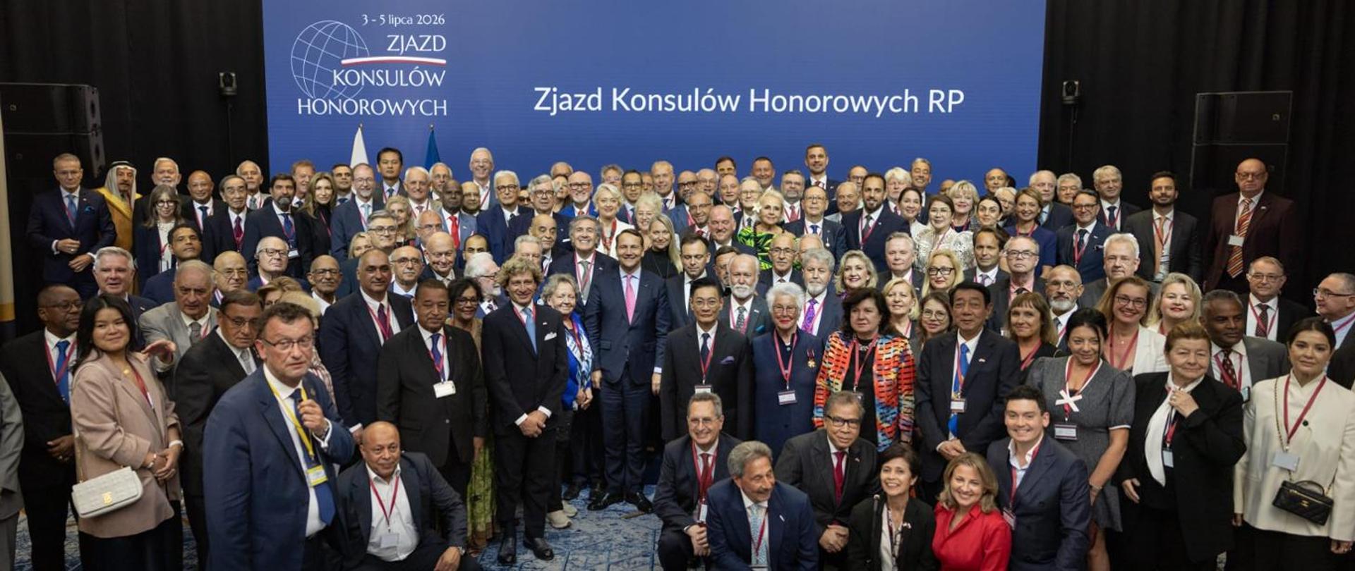 II Zjazd Konsulów Honorowych RP zdjęcie grupowe