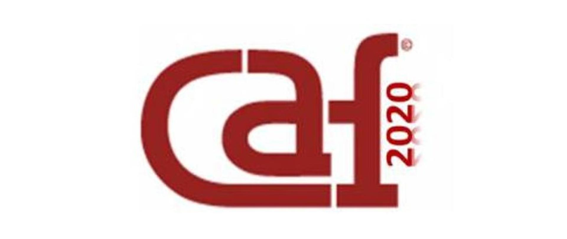 Na obrazku czerwony napis CAF 2020.