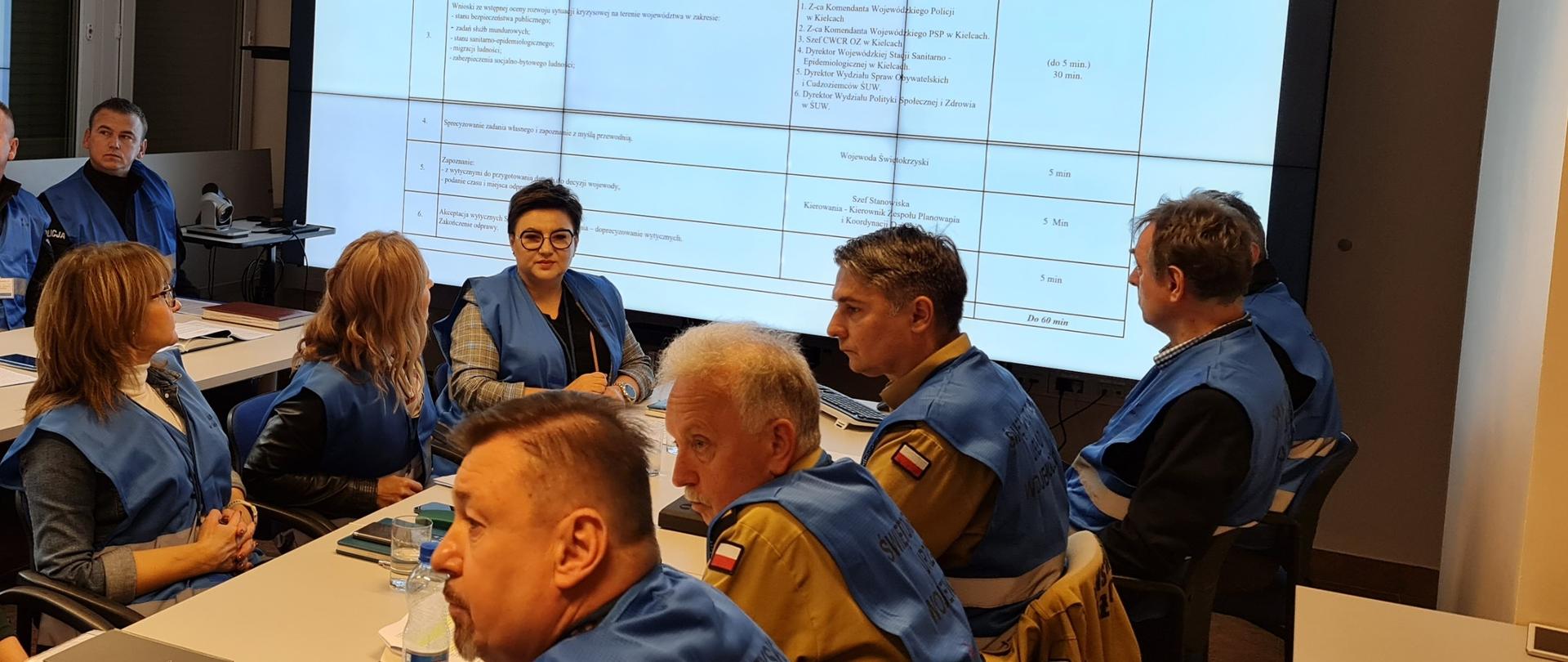 Uczestnicy spotkania podczas obrad