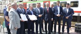 Podpisanie umowy na odcinek trasy Rail Baltica Czyżew-Białystok