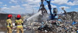 Pożar zakładu przetwórstwa odpadów