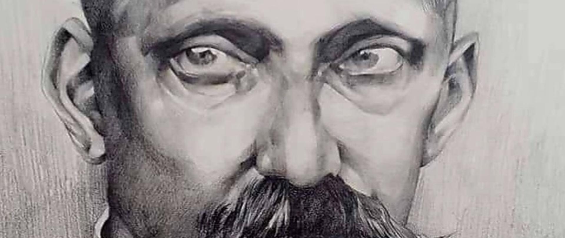 Rysunek - portret Edgara Kovatsa zrealizowała Karolina Zawodniak uczennica kl. 6 OSSP w roku 2018. Rysunek przedstawiający dyrektora szkoły narysowany jest ołówkiem na papierze. Dyrektor ubrany jest w białą koszulę i czarny płaszcz z widocznym stylowym kołnierzem. Edgar Kovats nie ma włosów, za to ma charakterystyczną szpicbródkę. 