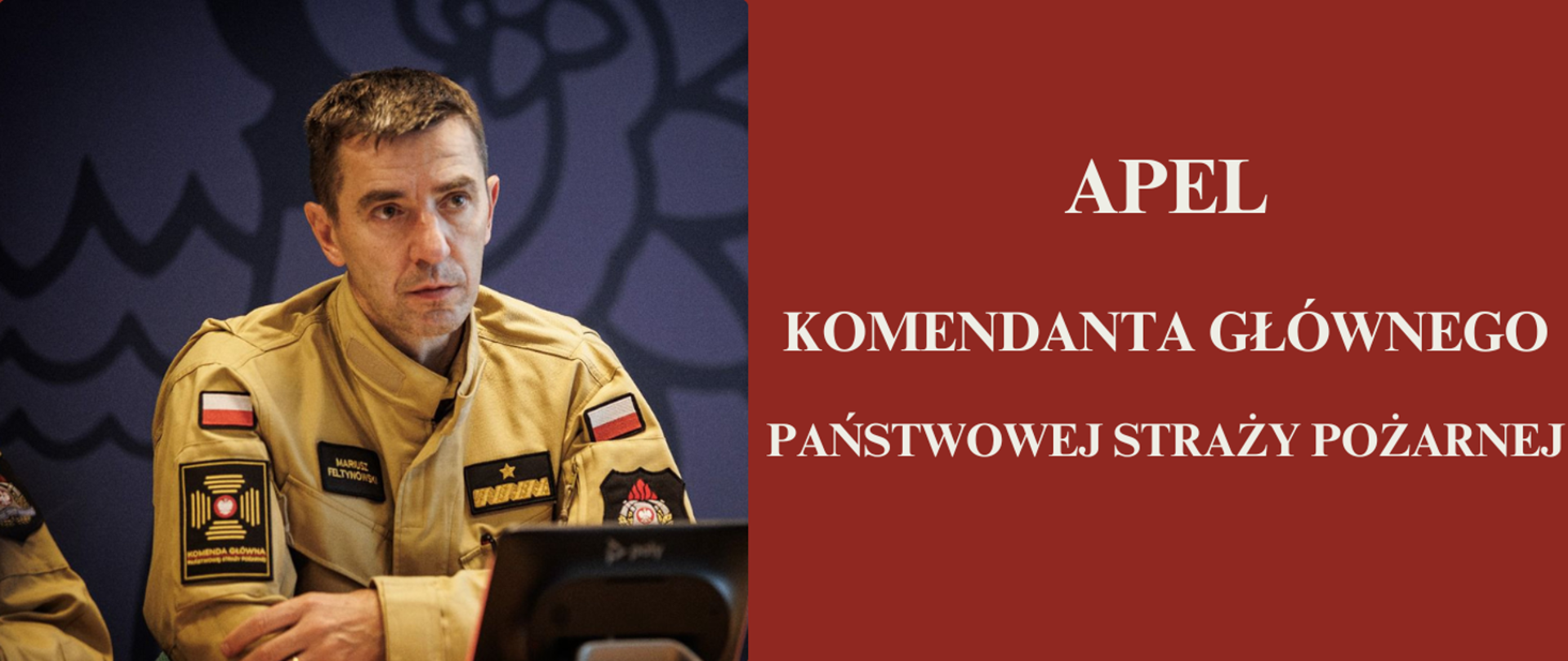 Apel Komendanta Głównego PSP