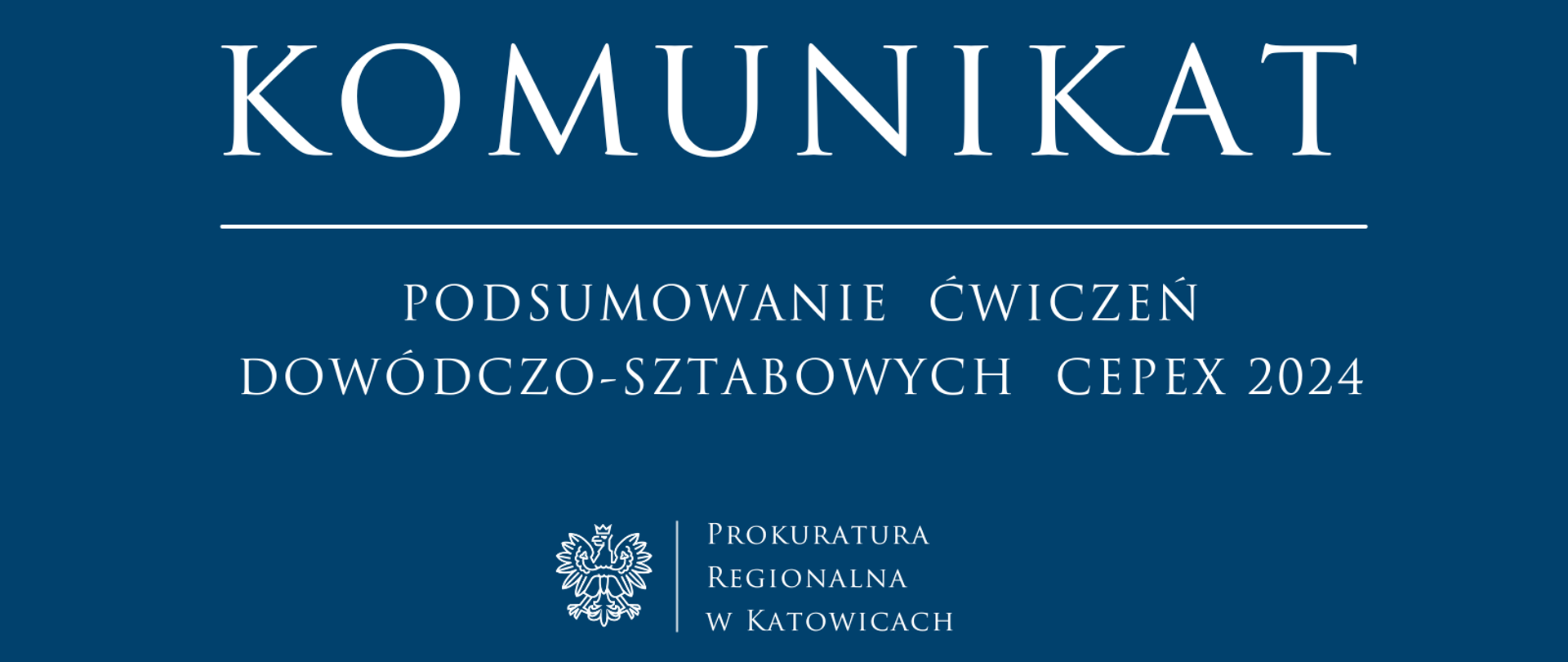 Informacja o ćwiczeniach dowódczo-sztabowych CEPEX 2024