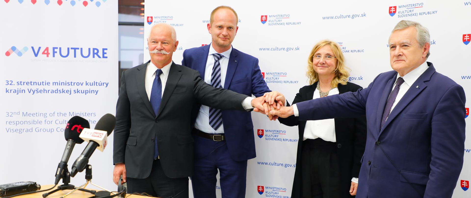 Obrady ministrów kultury V4 w Bratysławie, fot. Danuta Matloch