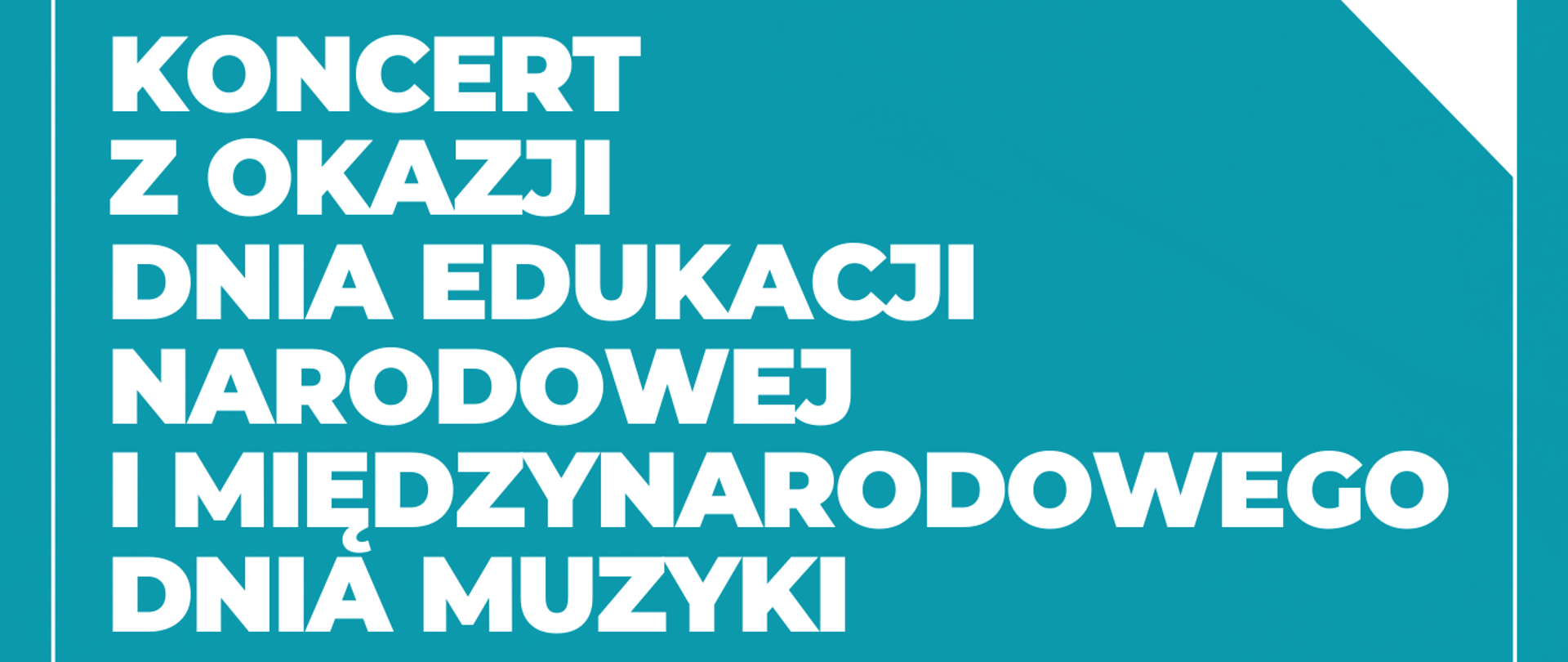 w dolnej części zdjęcie osób grających na skrzypcach, poniżej logo szkoły muzycznej, powyżej informacja o wykonawcach