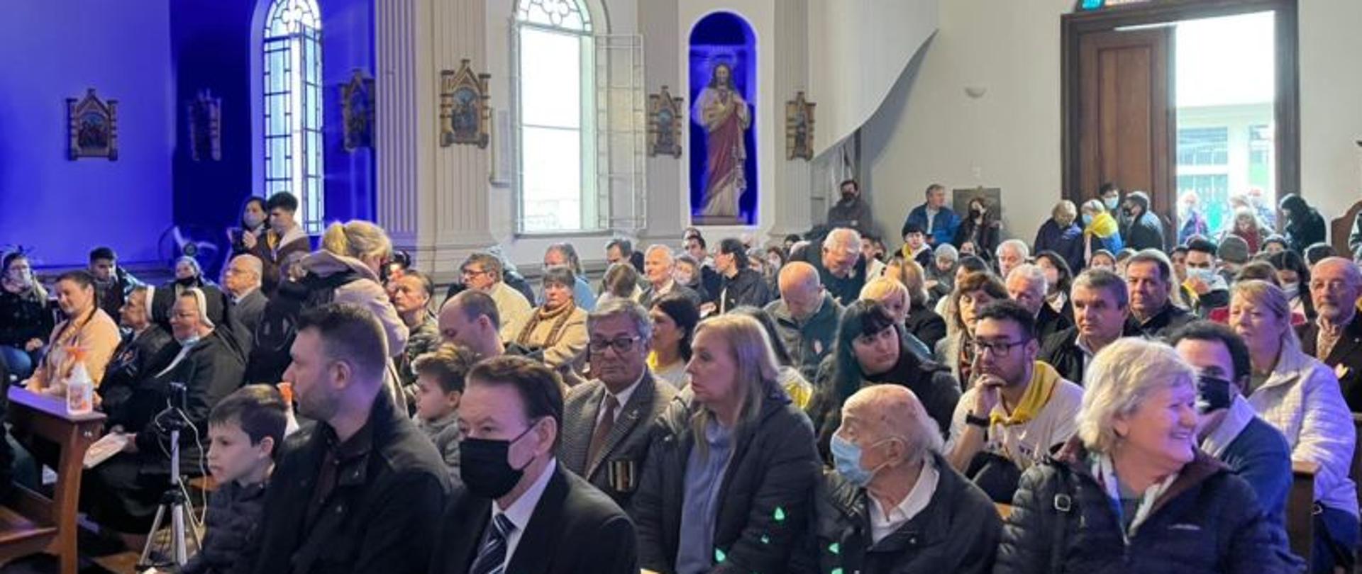 Społeczność ukraińska w Argentynie postanowiła odprawić msze dziękczynne za pomoc udzieloną przez Polaków.