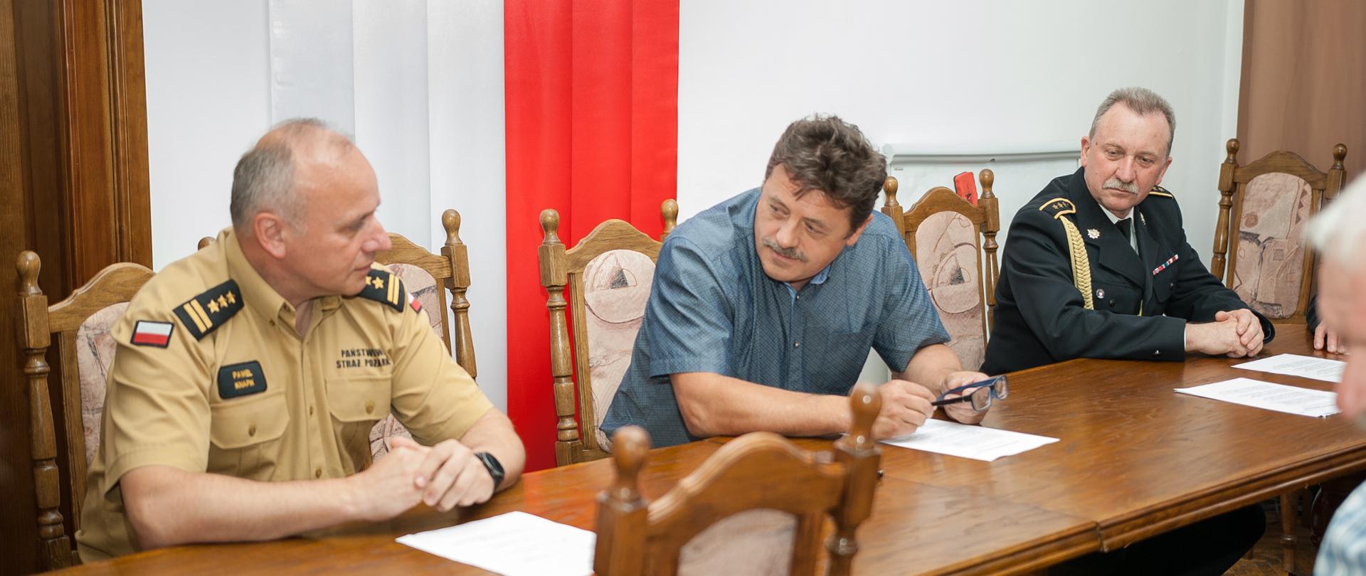 Spotkanie koła emerytów przy KM PSP w Krakowie.