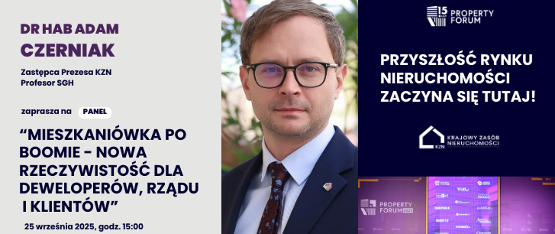 Zastępca Prezesa KZN gościem Property Forum 2025
