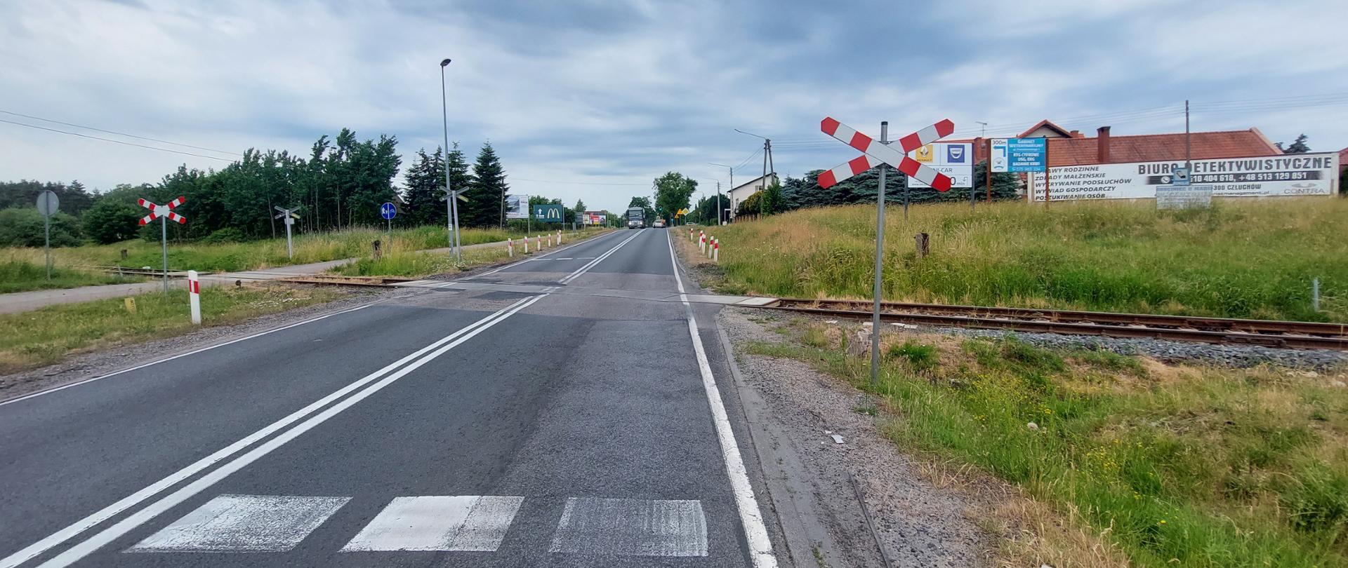 Uwaga pociąg! Zachowaj ostrożność na DK22 w Człuchowie