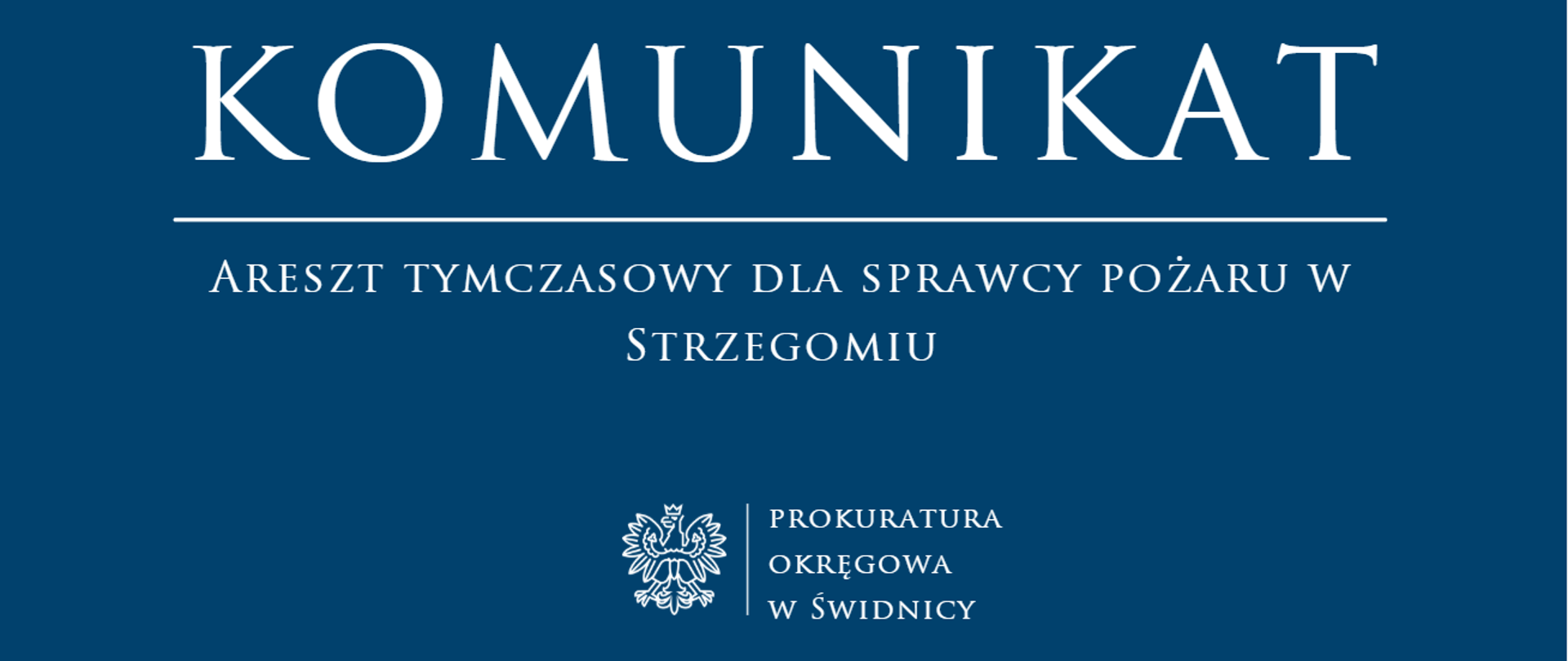 Kominikat_pożar_w_strzegomiu_areszt