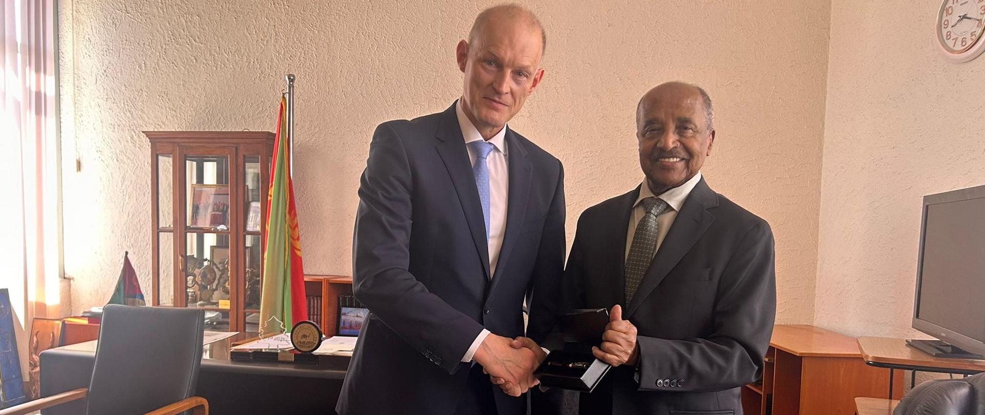 Deputy Foreign Minister Wojciech Zajączkowski visits Eritrea—new opening in bilateral relations