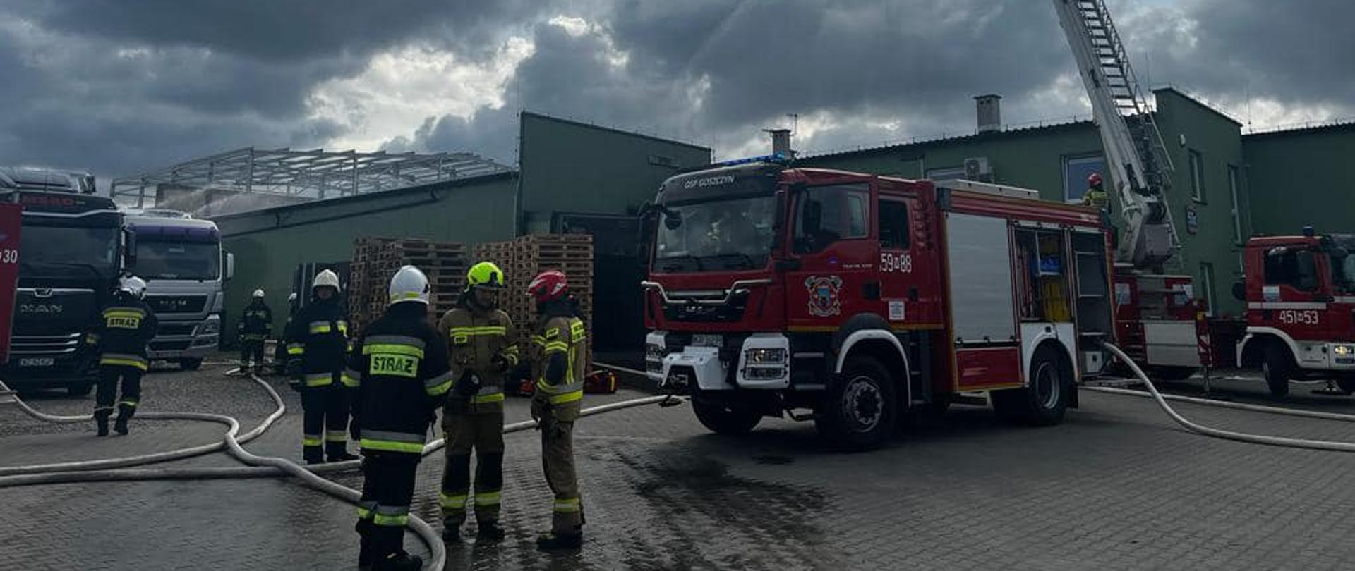 Ćwiczenia Ochotniczych Straży Pożarnych z gminy Goszczyn