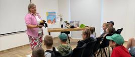 Zajęcia edukacyjne dla dzieci w Miejskiej Bibliotece Publicznej w Radzionkowie 