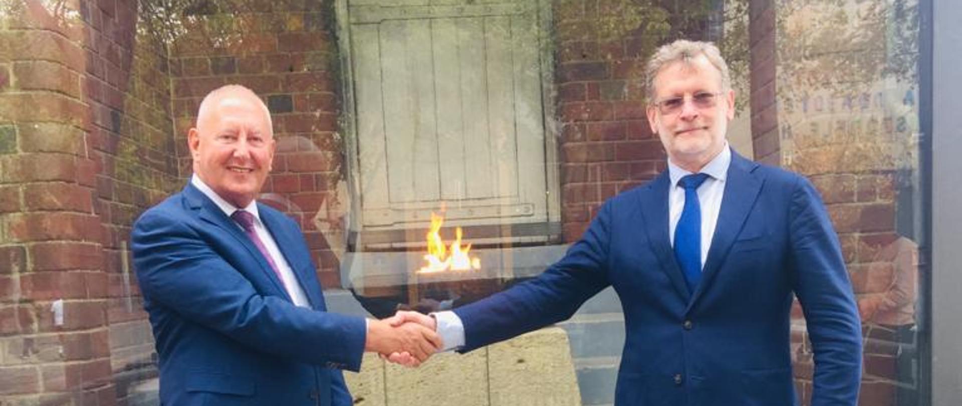 H.E. Mr. Andrzej Kanthak, the Ambassador of the Republic of Poland to the Republic of South Africa and H.E. Mr. Dainius Junevičius, the Ambassador of the Republic of Lithuania to the Republic of South Africa