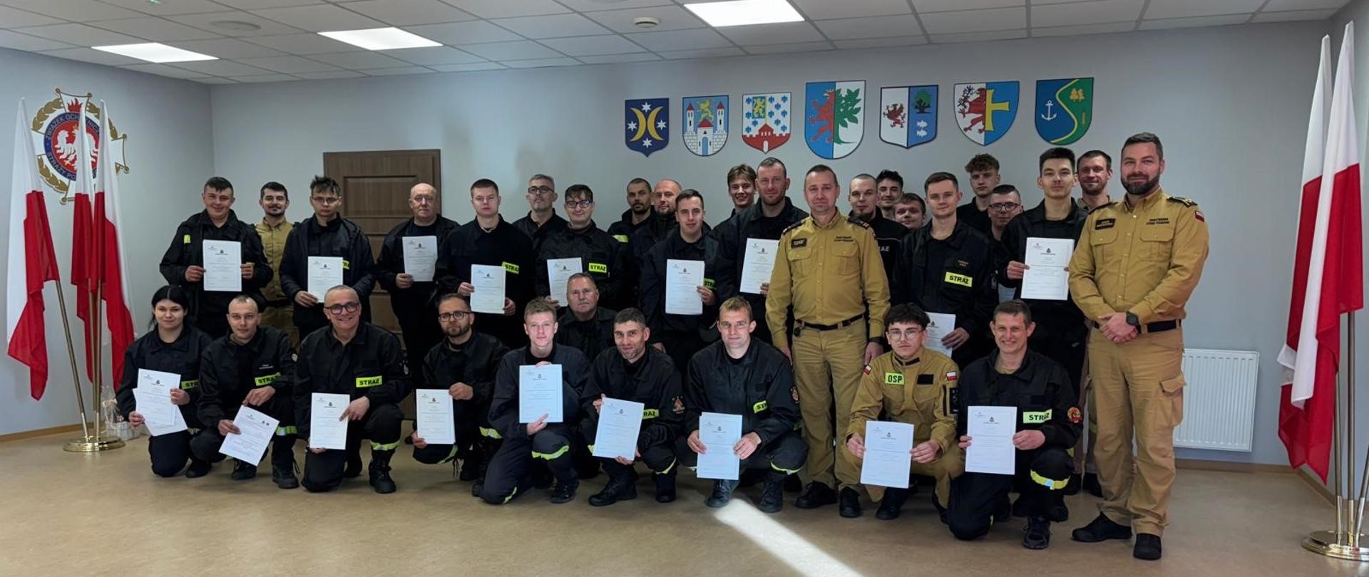 Zakończenie kursu podstawowego strażaków ratowników OSP