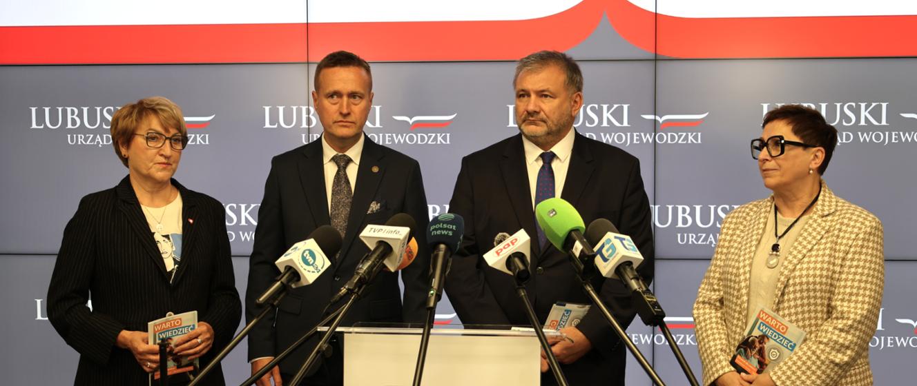 Lubuskie: inauguracja programu „Świadomy Senior - Bezpieczny Senior” w Lubuskim Urzędzie Wojewódzkim